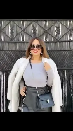 پالتو خز سفید اورجینال ترک