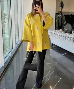 مانتو ژاکارد هرمس ترک