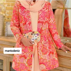 مانتو ابریشم سوزندوزی هندی