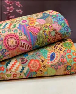 مانتو ابریشم سوزندوزی هندی