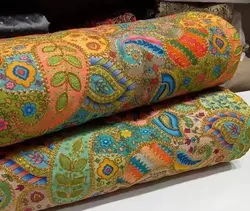 مانتو ابریشم سوزندوزی هندی