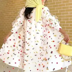 مانتو مزونی شیک و بهاره تور و سوزن دوزی و کرپ اورجینال ترک