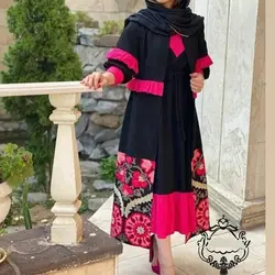 مانتو بخارادوزی شیک و خوشگل ترک