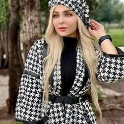 ست پالتو و کلاه پشم پیردوپل اورجینال ترک