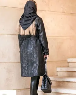 پالتو چرم پوست ماری ترک