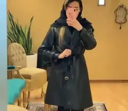 پالتو چرم پوست ماری ترک