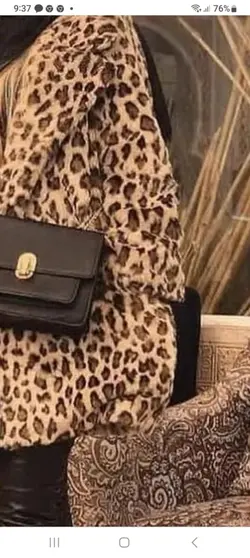 پالتو پلنگی زنانه ترک