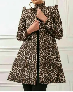 پالتو پلنگی زنانه ترک