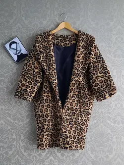 پالتو پلنگی زنانه ترک