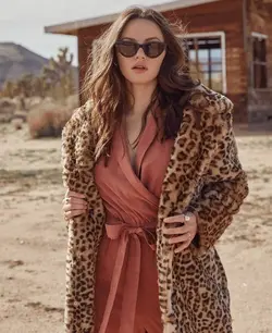 پالتو پلنگی زنانه ترک