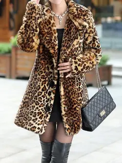 پالتو پلنگی زنانه ترک