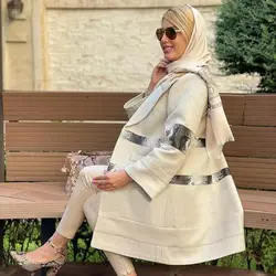 پالتو کتی موهر و چرم پوست ماری ترک