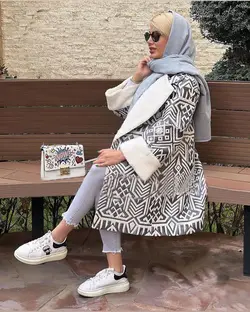 پالتو مخمل و تدی ترک (با پارچه ژاکارد و شانل)