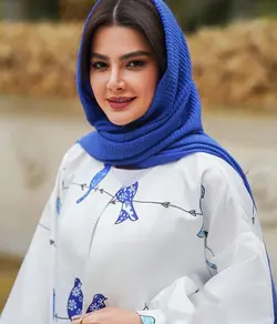 مانتو ژاکارد سفید بهاره طرحدار طرح گنجشک ترک