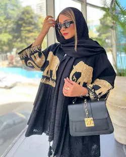 مانتو خفن و شیک سوزندوزی هندی و خامه دوزی