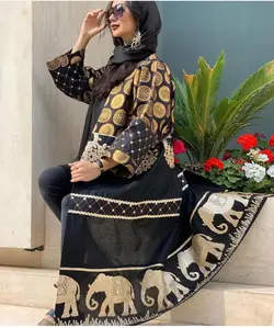 مانتو لینن سوزندوزی و تافتهء هندی manto linen