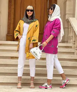 مانتو کتی کتان کریستال هرمس