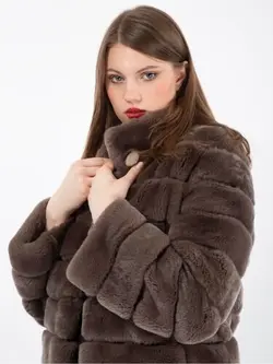 پالتو خز زنانه پله ای اصل کره