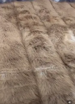 پالتو خز زنانه پله ای اصل کره