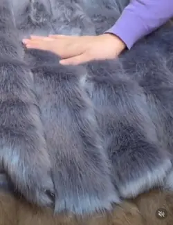 پالتو خز زنانه پله ای اصل کره