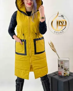 پافر بلند چرم دوزی