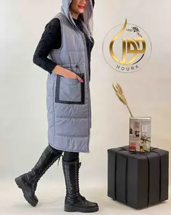 پافر بلند چرم دوزی