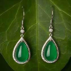 گوشواره نقره و عقیق تیانا