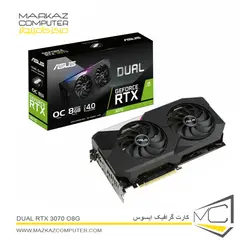 کارت گرافیک ایسوس DUAL RTX 3070 O8G - فروشگاه آنلاین مرکز کامپیوتر