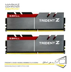 رم جی اسکیل Trident Z 32GB 16GBx2 3000Mhz CL15 DDR4 - فروشگاه آنلاین مرکز کامپیوتر