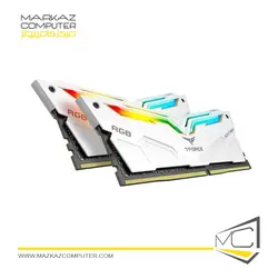 رم تیم گروپ سفید NIGHT HAWK RGB 16GB 8GBX2 3200Mhz CL16 - فروشگاه آنلاین مرکز کامپیوتر
