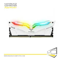 رم تیم گروپ سفید NIGHT HAWK RGB 16GB 8GBX2 3200Mhz CL16 - فروشگاه آنلاین مرکز کامپیوتر