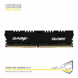 رم گلووی GAME 4GB 2400MHz CL17 - فروشگاه آنلاین مرکز کامپیوتر