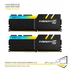 رم جی اسکیل Trident Z RGB 16GB 8GBx2 3000MHz CL16 - فروشگاه آنلاین مرکز کامپیوتر