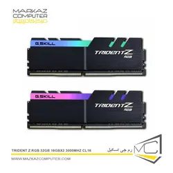 رم جی اسکیل Trident Z RGB 16GBx2 3000MHz CL16 - فروشگاه آنلاین مرکز کامپیوتر