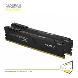 رم کینگستون HyperX Fury 16GB 8GB×2 DDR4 3000Mhz CL15 - فروشگاه آنلاین مرکز کامپیوتر