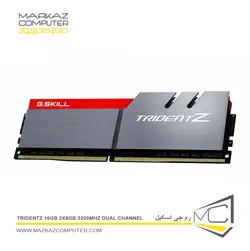 رم جی اسکیل TridentZ 16GB 2x8GB 3200MHz CL16 Dual Channel - فروشگاه آنلاین مرکز کامپیوتر