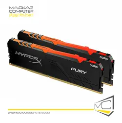 رم کینگستون HyperX FURY RGB 16GB 8GBx2 3200MHz CL16 - فروشگاه آنلاین مرکز کامپیوتر