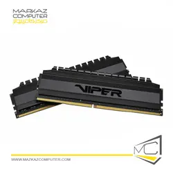رم پاتریوت Viper 4 Blackout 16GB 8GBx2 4133MHz CL18 - فروشگاه آنلاین مرکز کامپیوتر