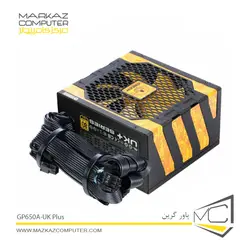 پاور گیمینگ 650 وات گرین GP650A-UK Plus - فروشگاه آنلاین مرکز کامپیوتر