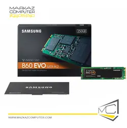 اس اس دی سامسونگ 860EVO SATA M.2 SSD 250GB - فروشگاه آنلاین مرکز کامپیوتر