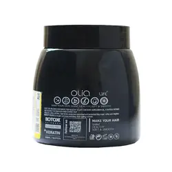 ماسک مو بوتاکس بدون سولفات اولیا لایف حاوی کراتین OliaLife Hair Mask Botox Keratin حجم 500 میل