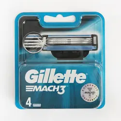 تیغ یدک مچ تری 3 لبه 4 عددی ژیلت