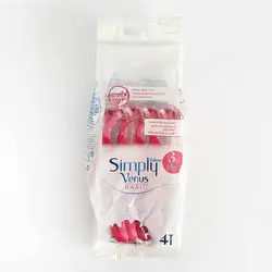 خودتراش سیمپلی 3 تیغه 4 عددی ونوس ژیلت