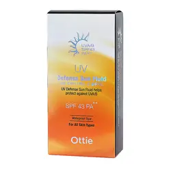 کرم ضدآفتاب اوتی + SPF43 سری Defense Sun Fluid حجم 50 میل