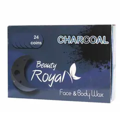 وکس صورت و بدن سکه اي بیوتی رویال مدل زغال 24 عددي وزن 20.5 گرم