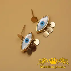 نیم ست چشم نظر طلا - فروشگاه طلا و جواهرات مهرکیش گلد