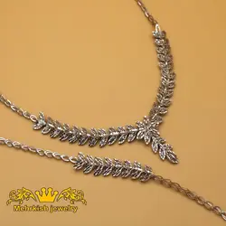 ست دستبند و گردنبند یاس