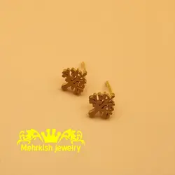 گوشواره درخت طلا - فروشگاه طلا و جواهرات مهرکیش گلد