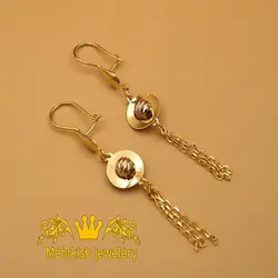 گوشواره آویز طلا - فروشگاه طلا و جواهرات مهرکیش گلد