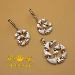 نیم ست آبگینه طلا - فروشگاه طلا و جواهرات مهرکیش گلد